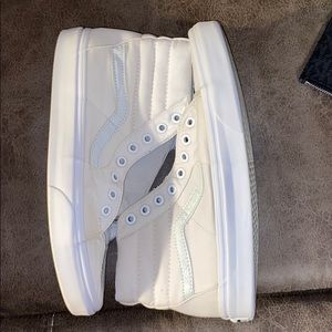 white high top vans